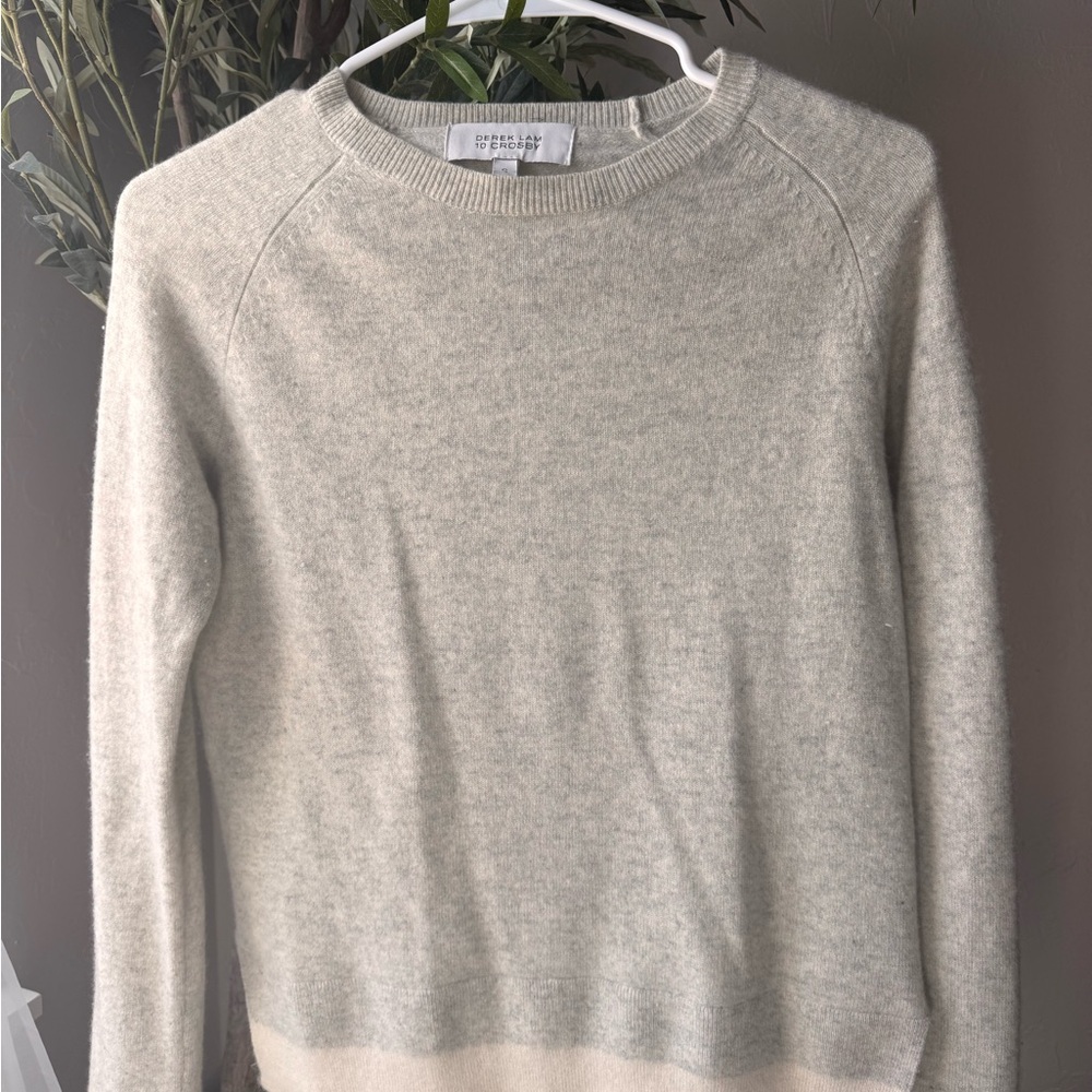 Derek Lam 10 Crosby - Women's Gray Cashmere Sweater - Picture 4 of 12